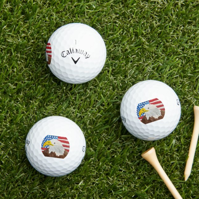 Balles De Golf Volez avec les aigles ! (Herbe in situ)