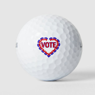 Balles De Golf voter l'éléphant républicain
