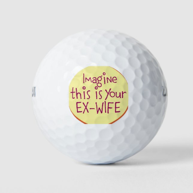 Balles De Golf Votre ex-femme (Devant)