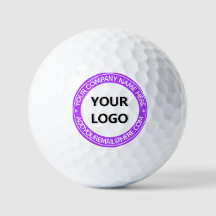 Balles De Golf Votre logo d'entreprise Stamps texte personnalisé 