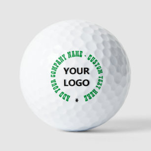 Balles De Golf Votre logo et vos timbres texte personnalisés Boul