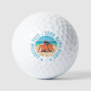 Balles De Golf Votre photo Boules de golf cadeau avec texte perso