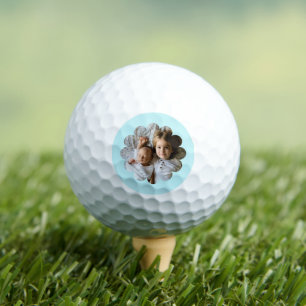 Balles De Golf Votre photo personnalisée en fleurs