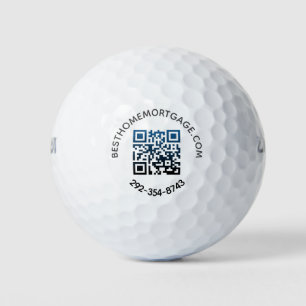 Balles De Golf Votre QR Code Scan Site Web de l'entreprise Téléph