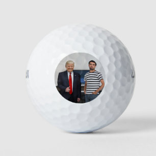 Balles De Golf Vous avez rencontré le président Donald Trump Aj