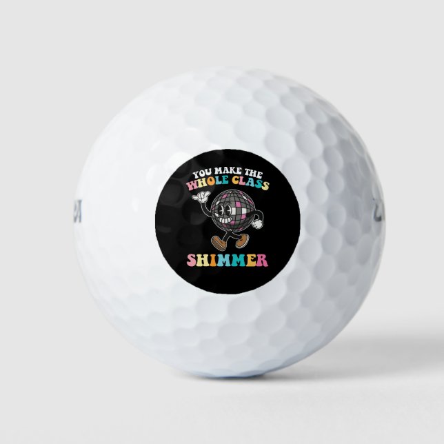Balles De Golf Vous Faites Chimmer Toute La Classe Super Retro (Devant)