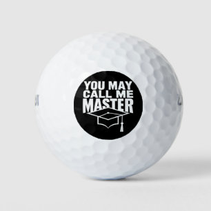 Balles De Golf Vous Pouvez M'Appeler Maîtrise Diplômée 2024