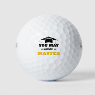 Balles De Golf Vous Pouvez M'Appeler Master II