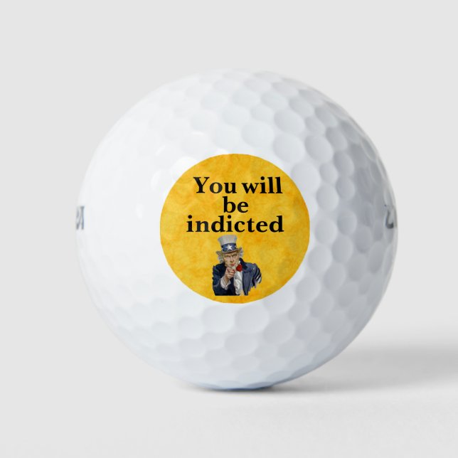 Balles De Golf Vous Serez Indiqué Golf Ball (Devant)