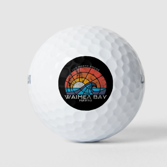 Balles De Golf Waimea Bay North Shore Hawaii (Devant)