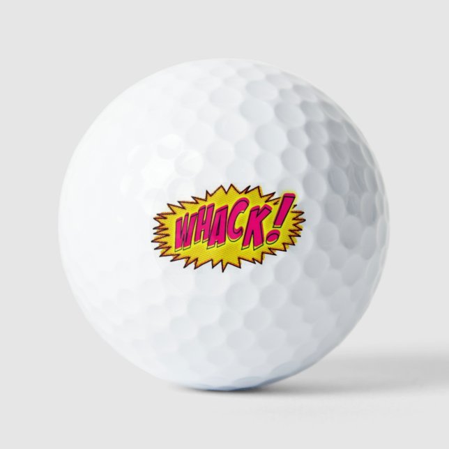 BALLES DE GOLF **WHACK* GOLF BALLS (Recto)