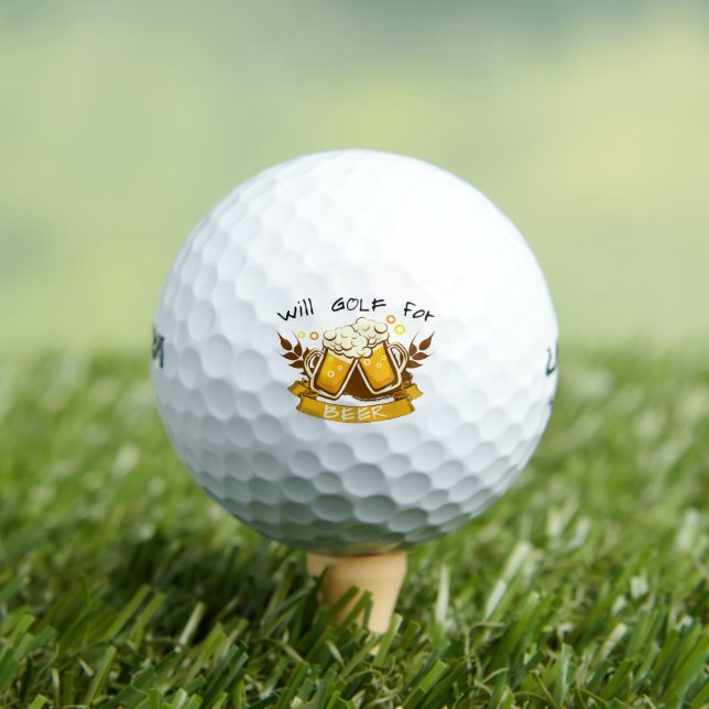 Balles De Golf Will GOLF pour la bière | personnalisable (T-shirt Insitu)