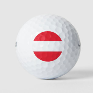 Balles De Golf Wilson Golf Ball avec drapeau d'Autriche