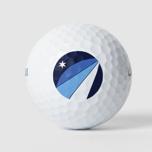 Balles De Golf Wilson Golf Ball avec drapeau de Columbia (Devant)
