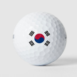 Balles De Golf Wilson Golf Ball avec drapeau de la Corée du Sud