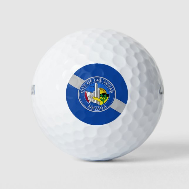 Balles De Golf Wilson Golf Ball avec drapeau de Las Vegas (Devant)
