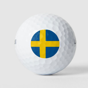 Balles De Golf Wilson Golf Ball avec drapeau de Suède