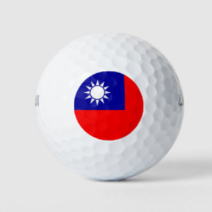 Balles De Golf Wilson Golf Ball avec drapeau de Taiwan