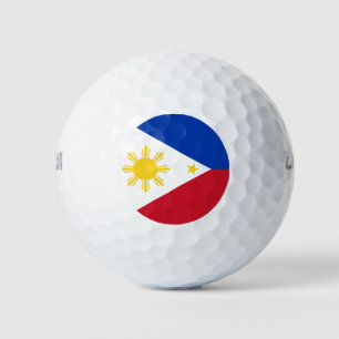 Balles De Golf Wilson Golf Ball avec drapeau des Philippines