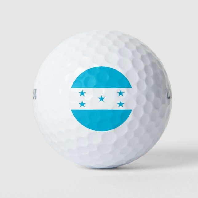 Balles De Golf Wilson Golf Ball avec drapeau du Honduras (Devant)