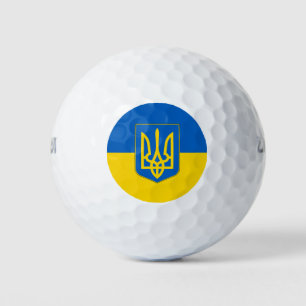 Balles De Golf Wilson Golf Ball avec drapeau d'Ukraine