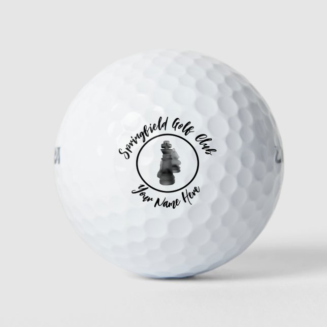 Balles De Golf Wilson Golf Ball Chess (Devant)