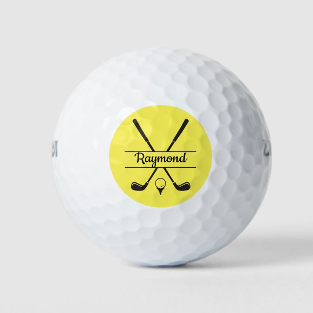 Balles De Golf Wilson Ultra Distance Golf Balls - Personnalisé (Devant)