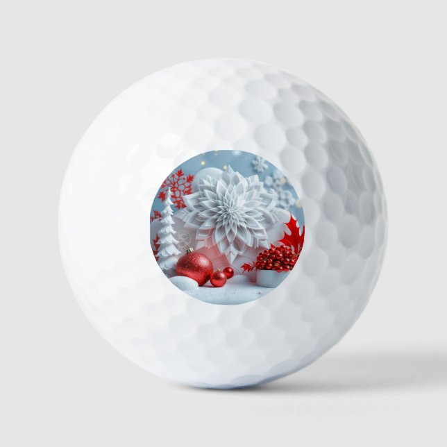 Balles De Golf Winter Blossom Composition (Recto)