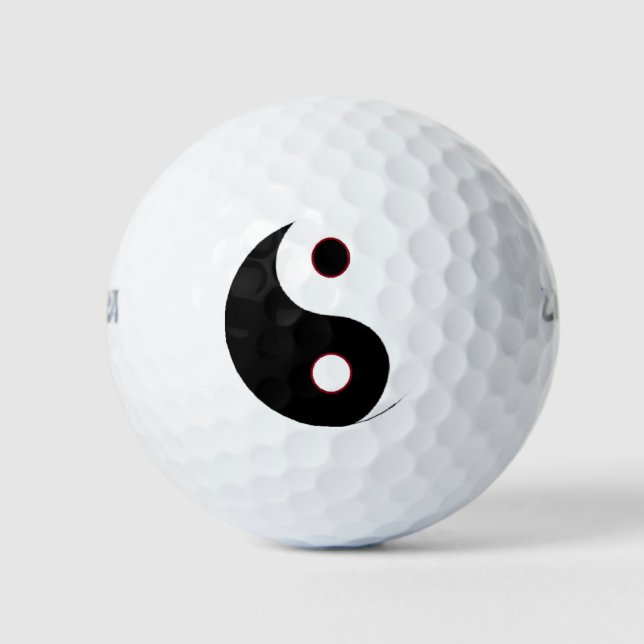 Balles De Golf Yin Yang Golfballs (Devant)