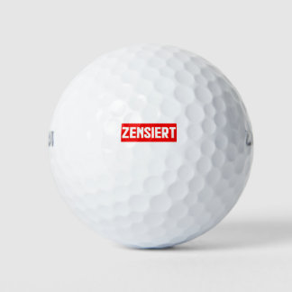 Balles De Golf zensiert