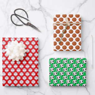 Balles de sport Feuilles de papier enveloppant d'a