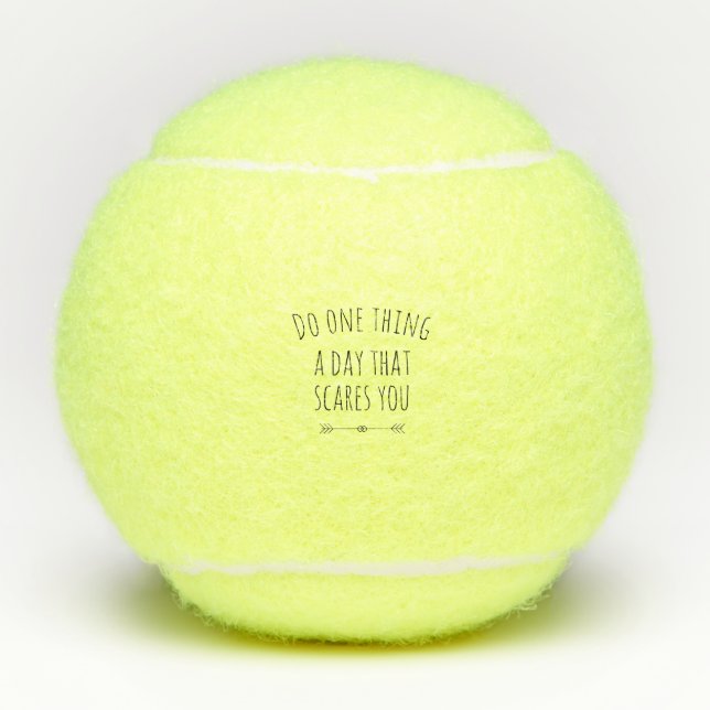Balles De Tennis A day that scares you black (Devant)