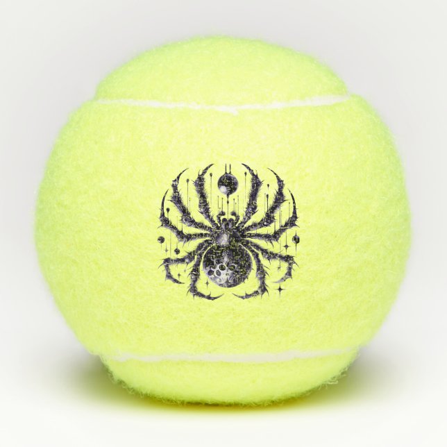 Balles De Tennis Araignée éffrayante bleu nuit (Devant)