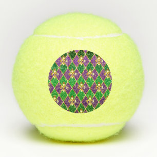 Balles De Tennis Arrière - plan de bijoux Mardi Gras