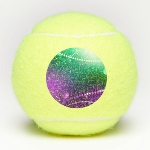 Balles De Tennis Arrière - plan mardi Gras Festive violet