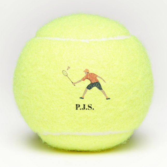 Balles De Tennis Badminton (Devant)