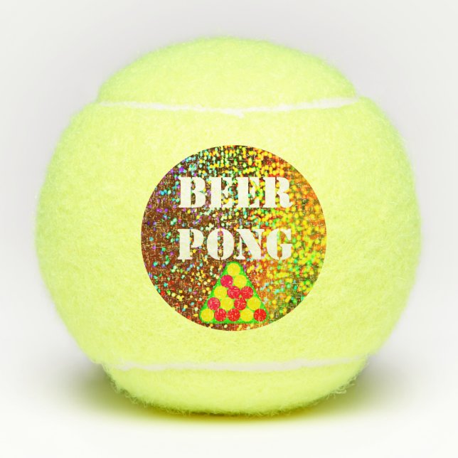 Balles De Tennis Bal de tennis de bière Pong (Devant)
