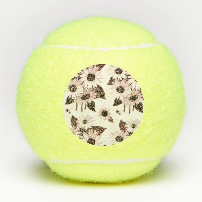 Balles De Tennis Bal De Tennis De Sunflower (Devant)
