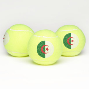 Balles De Tennis Bal de Tennis Patriotique avec Drapeau d'Algérie