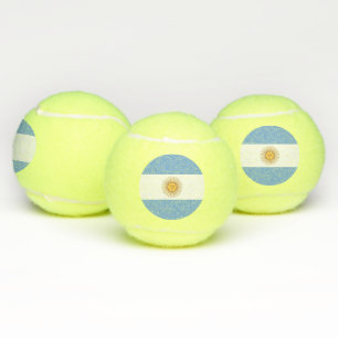Balles De Tennis Bal de Tennis Patriotique avec Drapeau d'Argentine