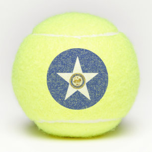 Balles De Tennis Bal de tennis patriotique avec drapeau de Houston