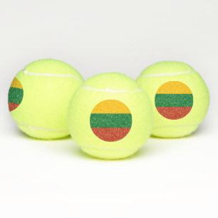 Balles De Tennis Bal de tennis patriotique avec drapeau de Lituanie