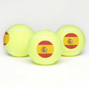 Balles De Tennis Bal de tennis patriotique avec drapeau d'Espagne