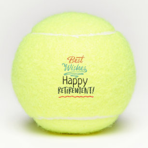 Balles De Tennis Bonne retraite Meilleurs voeux