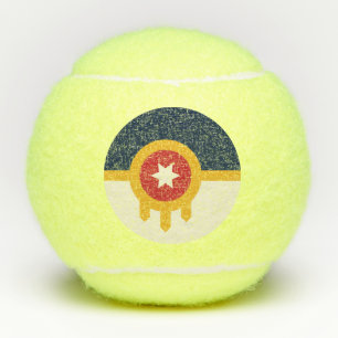Balles De Tennis Boule de tennis de pénn avec drapeau de Tulsa, Okl
