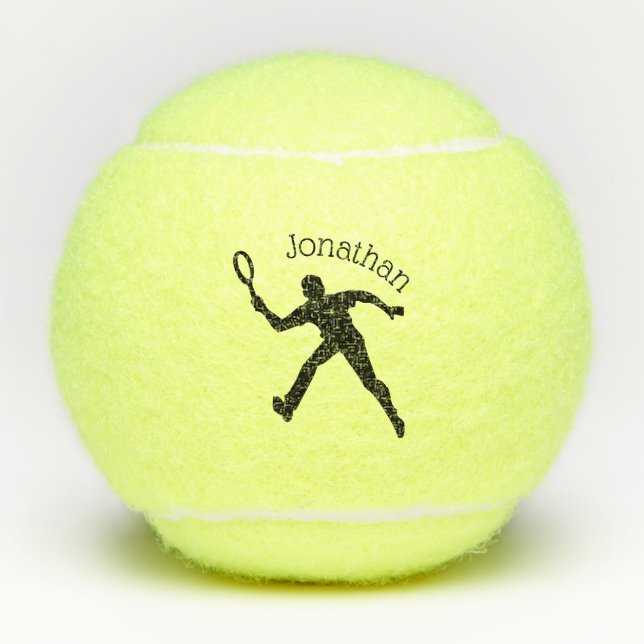 Balles De Tennis Boule de tennis masculine personnalisée (Devant)