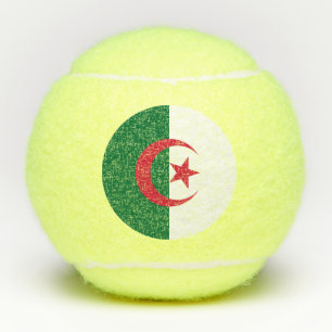 Balles De Tennis Boule de tennis Penn avec drapeau d'Algérie