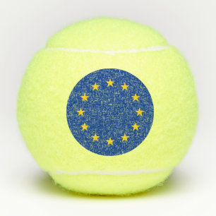 Balles De Tennis Boule de tennis Penn avec drapeau de l'Union europ