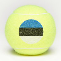 Boule de tennis Penn avec drapeau d'Estonie