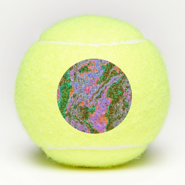 Balles De Tennis Boules De Tennis De Marbre Aigu (Devant)